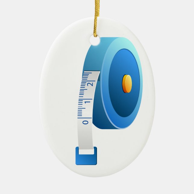 Fitness! by SRF Ceramic Tree Decoration (Front)