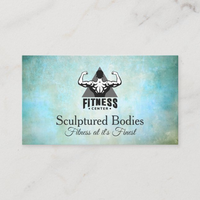 Fitness Center Logo | Gym Appointment Card (Front)