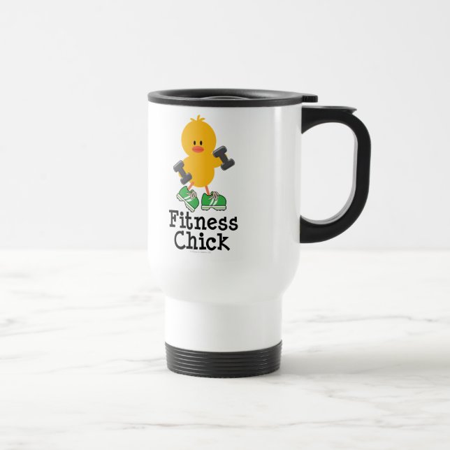 Fitness Chick Travel Mug (Right)