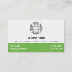 Fitness Class Business Card 10 Class Pass Card