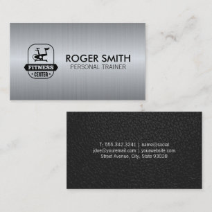 Fitness Club Personal Trainer Business Card