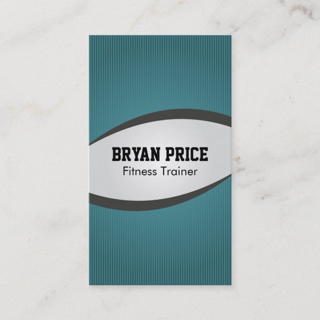 Fitness Coach - Business Cards (Front)