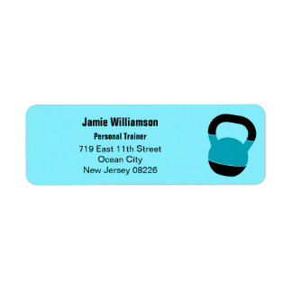 Fitness Coach Kettlebell Return Address