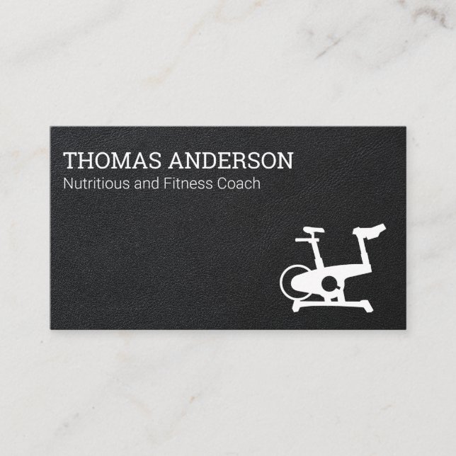 Fitness Coach | Nutritionist Health | Treadmill  Business Card (Front)