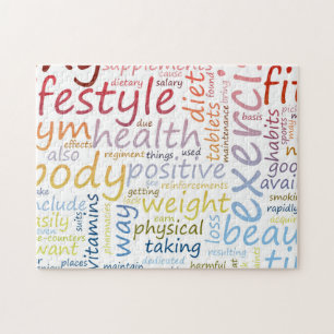 Fitness Concept for Weight Loss and Health Jigsaw Puzzle