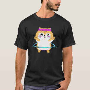 Fitness Dance Hamster Hula Hoop Pullover Hoodie