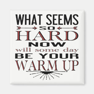 Fitness Dance Motivational Quote Magnet