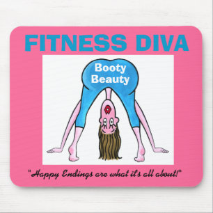 FITNESS DIVA - Booty Beauty Mouse Mat