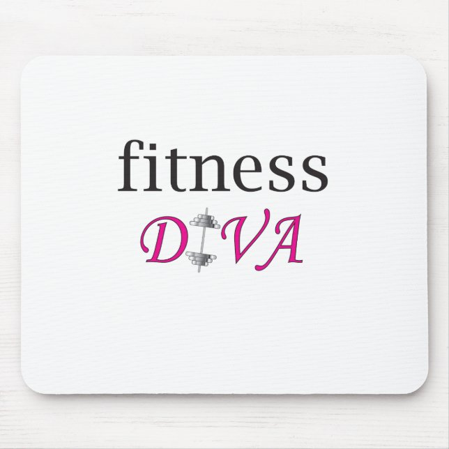 Fitness Diva Mouse Mat (Front)