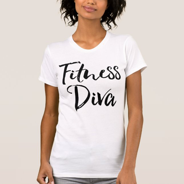 "FITNESS DIVA" T-SHIRT (Front)