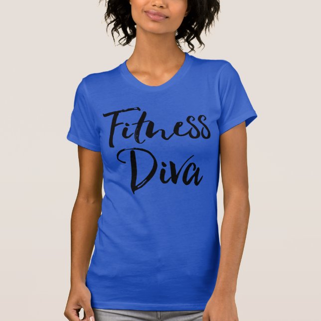 "FITNESS DIVA" T-SHIRT (Front)