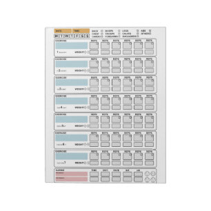 Fitness: Do It for your Own; Motivational Planner  Notepad