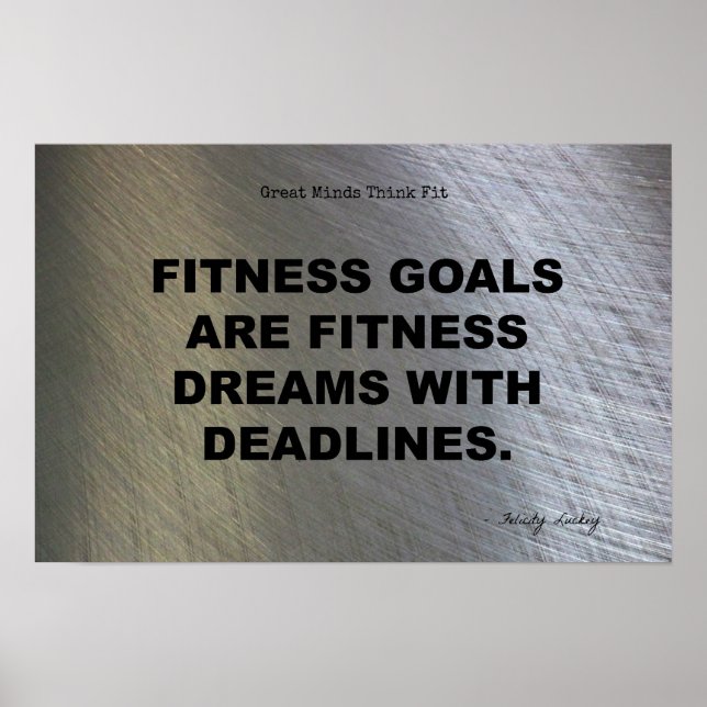Fitness Dreams with Deadlines! Poster (Front)