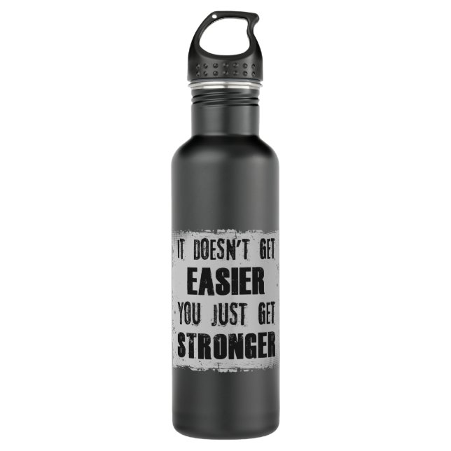 Fitness Exercise Gym Workout Sport Funny Gift Idea 710 Ml Water Bottle (Front)