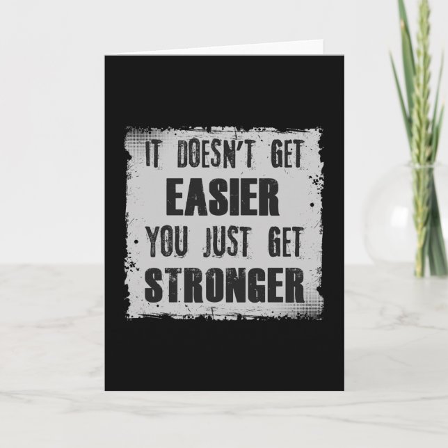 Fitness Exercise Gym Workout Sport Funny Gift Idea Card (Front)