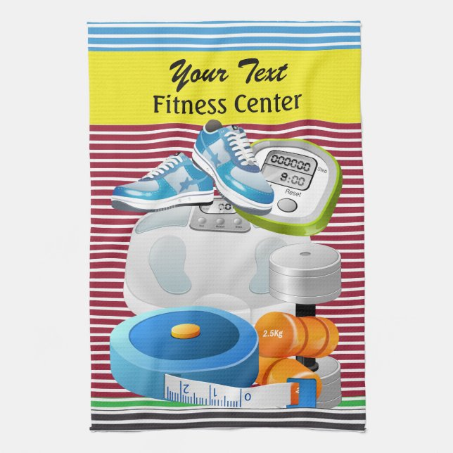 Fitness - Exercise It - SRF Tea Towel (Vertical)