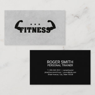 Fitness Flex   Personal Trainer Business Card