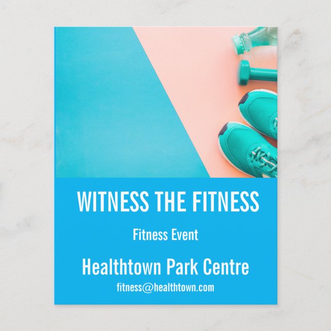 Fitness flyer fitness event or expo (Front)