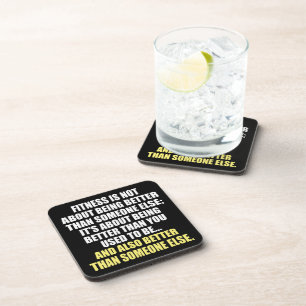 Fitness Funny Motivational Coaster