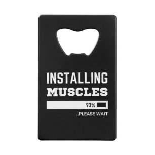 Fitness Funny Workout Installing Muscles