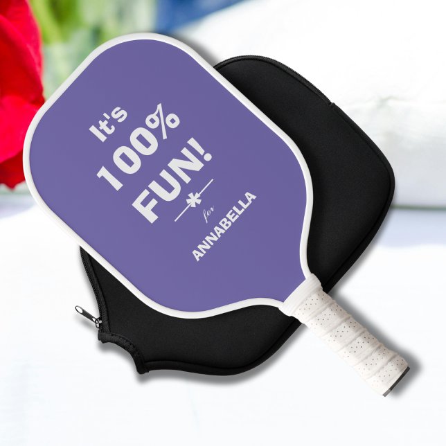 Fitness Gift For Her, Personalised Chic Blue White Pickleball Paddle (Fitness Gift For Her - Personalized Chic Blue and  White Pickleball Paddle.)