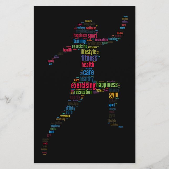 Fitness girl flyer (Front)