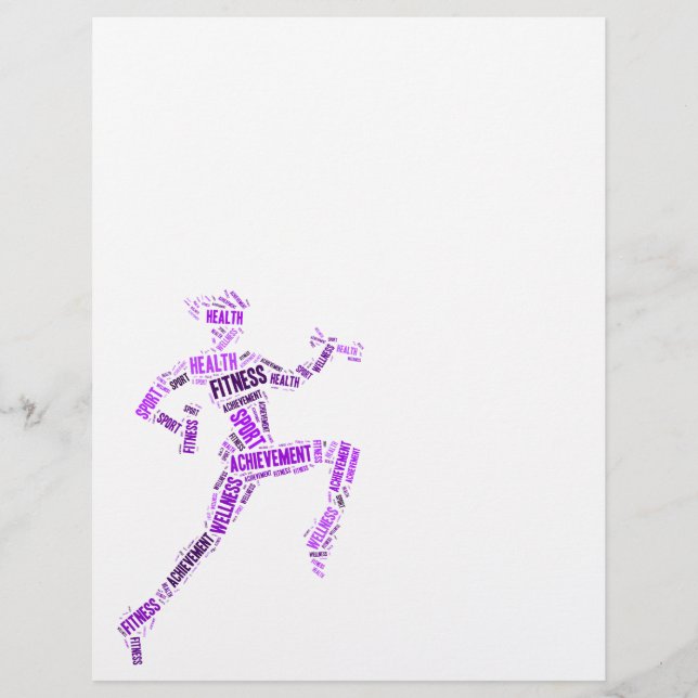 Fitness girl flyer (Front)