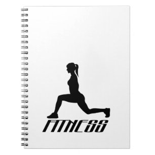 Fitness girl notebook