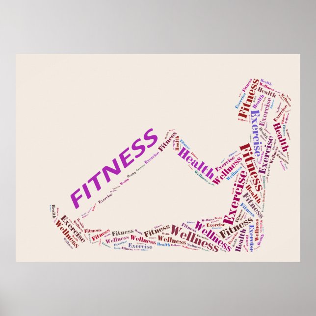 Fitness girl poster (Front)