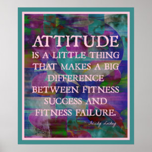 Fitness Goals in Colour #012 Poster