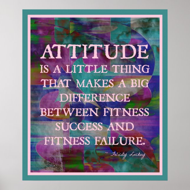 Fitness Goals in Colour #012 Poster (Front)