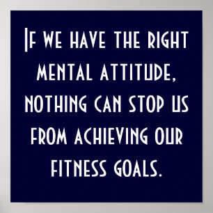 Fitness Goals Poster