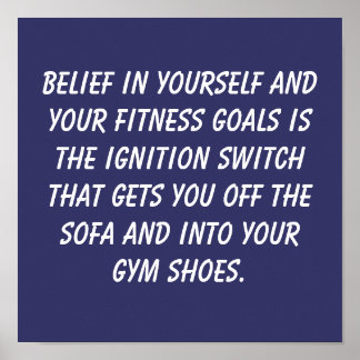 Fitness Goals Poster