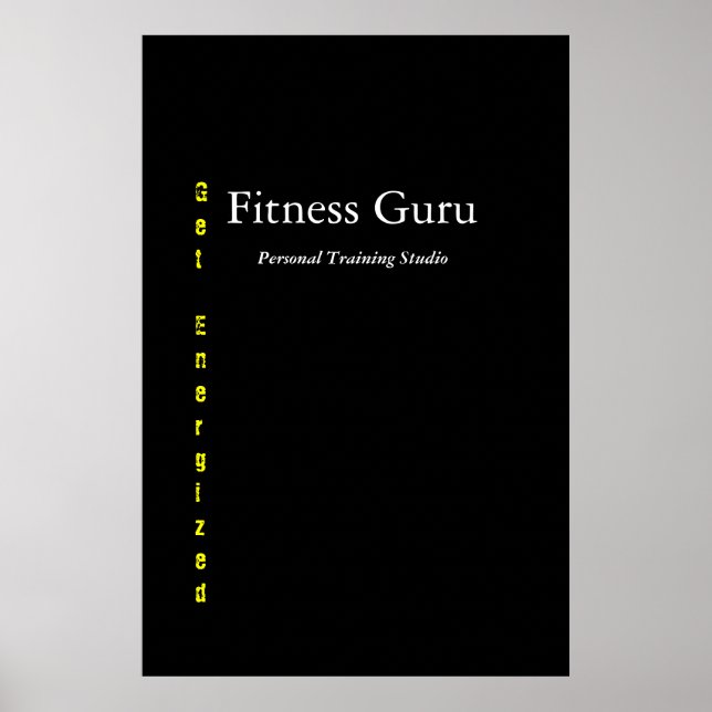 Fitness Guru Poster (Front)
