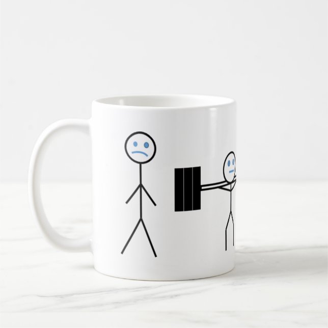 Fitness, gym, bodybuilding, workout funny mug (Left)