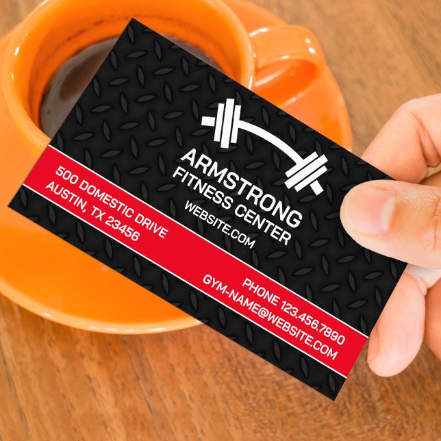 Fitness Gym Business Card (Creator Uploaded)