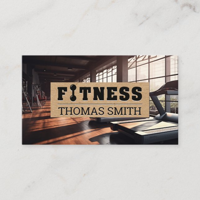 Fitness Gym | Exercise Business Card (Front)
