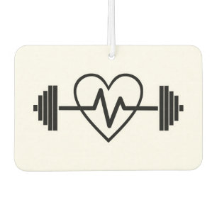 FITNESS GYM IS LIFE CAR AIR FRESHENER