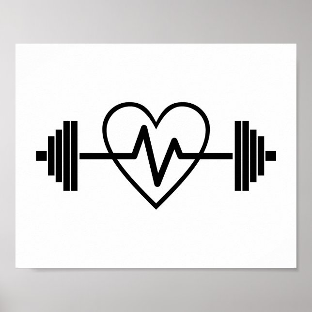 FITNESS GYM IS LIFE POSTER (Front)
