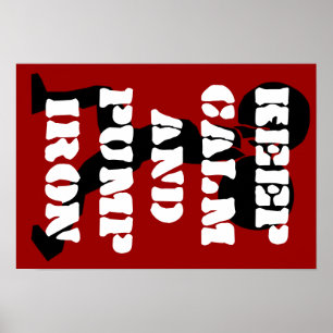 Fitness GYM keep calm and pump iron Poster