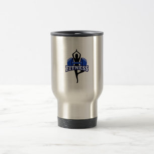 FITNESS GYM MOTIVATIONAL DESIGN  TRAVEL MUG