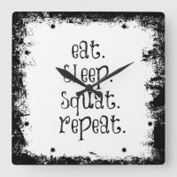Fitness Gym Quote: Eat, Sleep, Squat