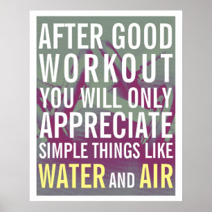 Fitness gym style motivation cover poster