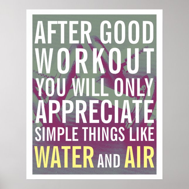 Fitness gym style motivation cover poster (Front)