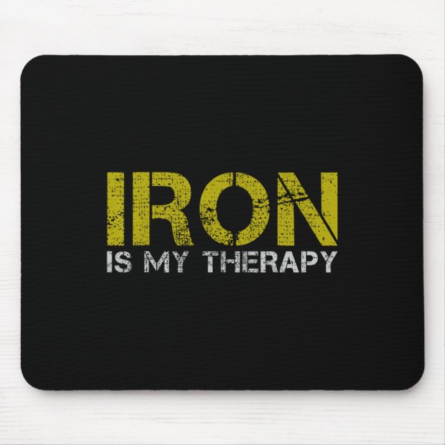 Fitness Gym Training Workout Bodybuilding Weightli Mouse Mat (Front)