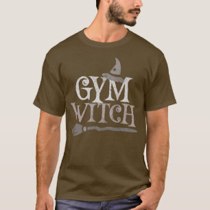Fitness GYM WITCH Health Trainer Tribe Wellness Wi T-Shirt