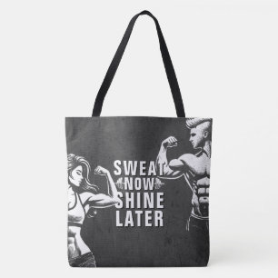 Fitness Gym Workout Bodybuilding Motivational Tote Bag