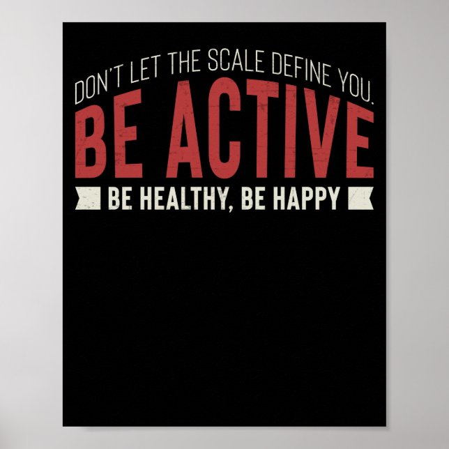 Fitness Gym Workout Motivation Poster (Front)