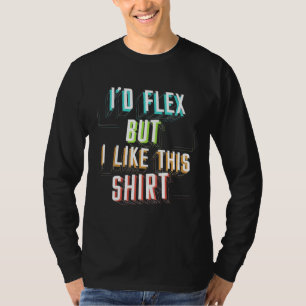 Fitness Gym Workout Weightlifting Barbell Exercise T-Shirt