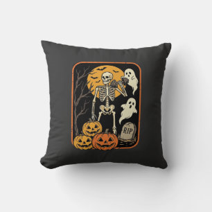 Fitness Halloween Skeleton Ghost Pumpkin Workout D Cushion